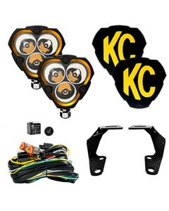 KC HiLites FLEX ERA® 3 | 40W 2 Light System | Ditch Mount for 5th Gen 4Runner (2010-2024 4Runner)